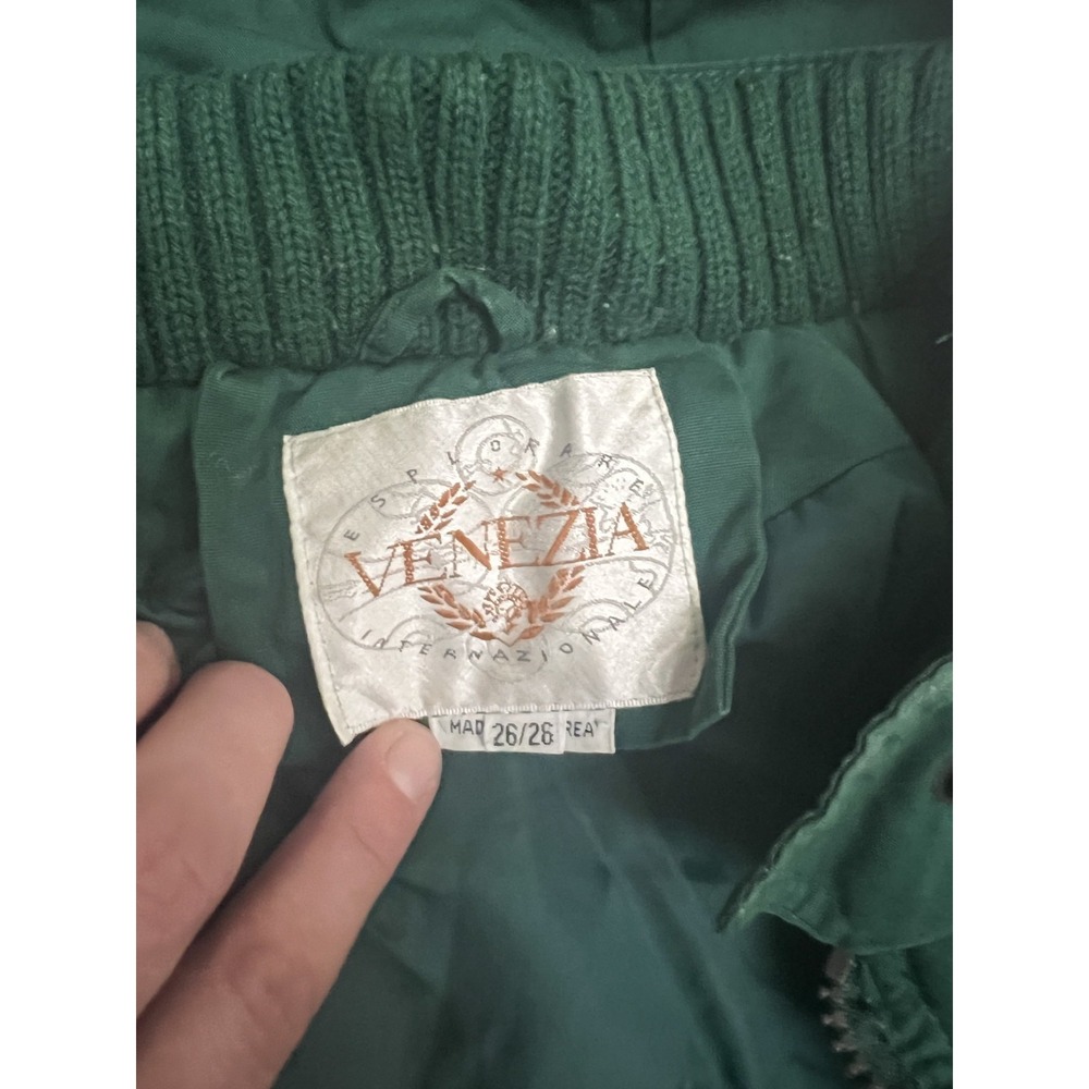 Venezia Womens Green  Coat with Detachable Hood- Approx. M - Picture 2 of 8